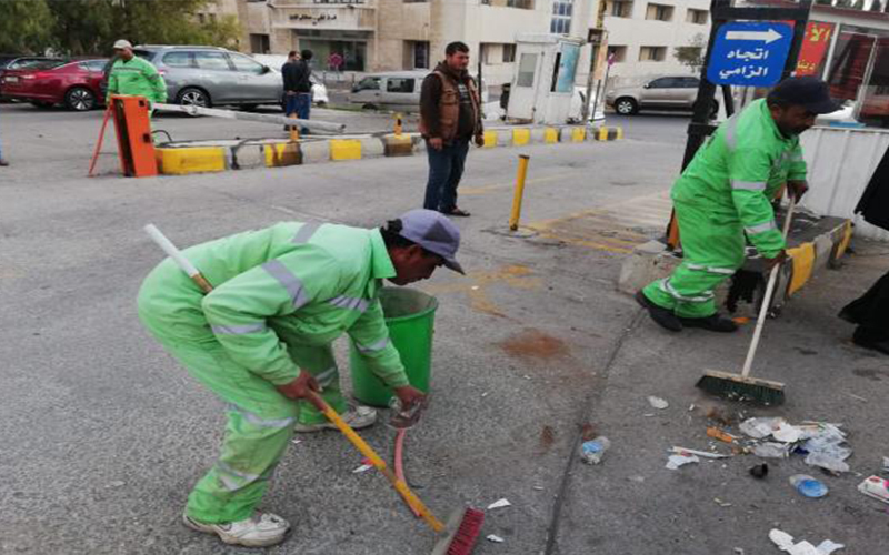الشهاب يوعز لامانة عمان بتنظيف زيوت