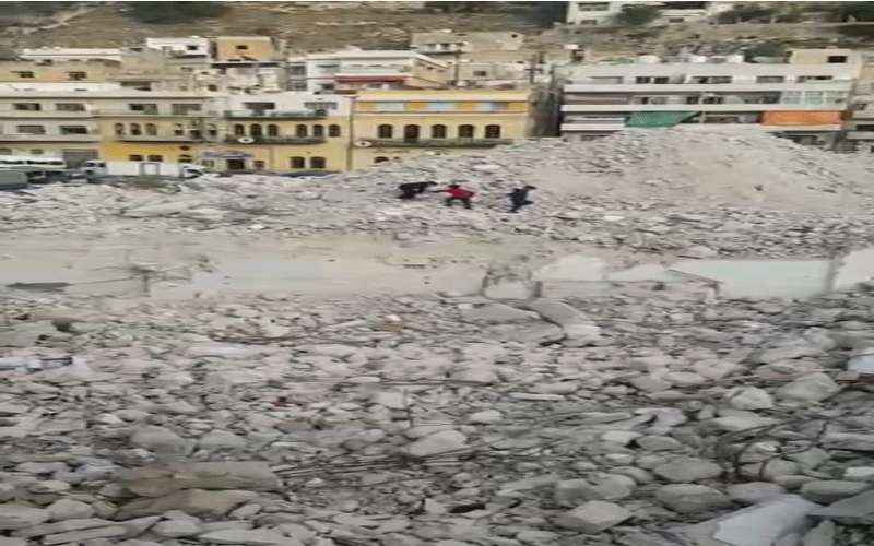 انهيارات في مشروع تطوير مدينة السلط