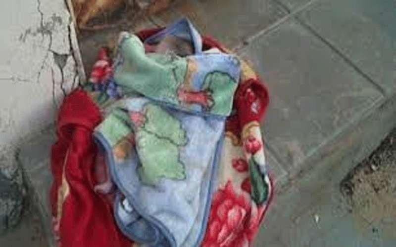 العثور على لقيط بالقرب من مركز