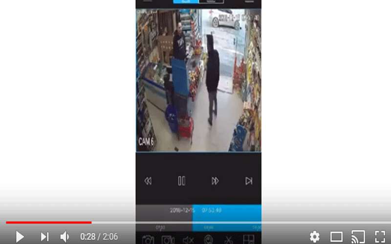 مجهول يسطو على محل تجاري في