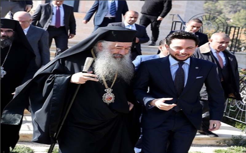 ولي العهد الامير الحسين في دير