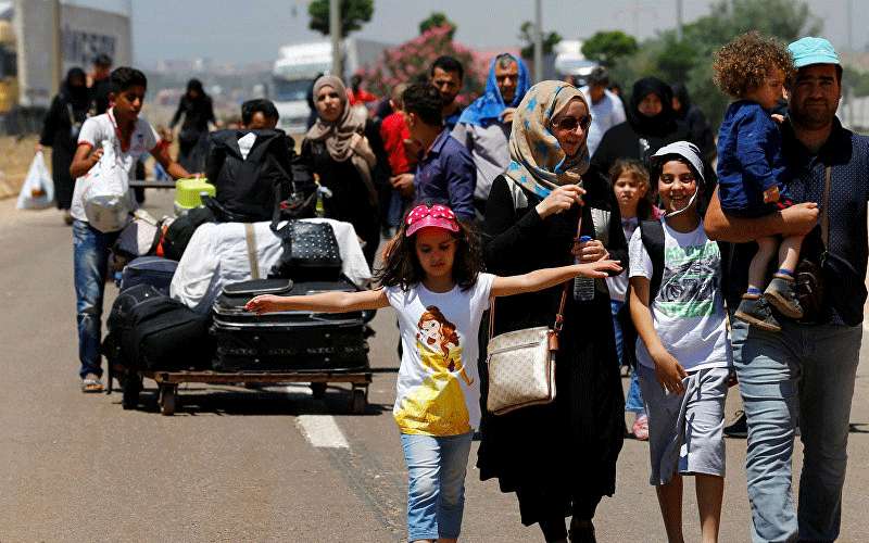 عودة (953) لاجئا سوريا الى بلادهم
