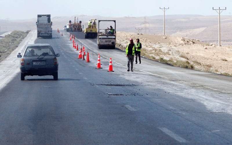 %35 نسبة الإنجاز بمشروع الطريق الصحراوي