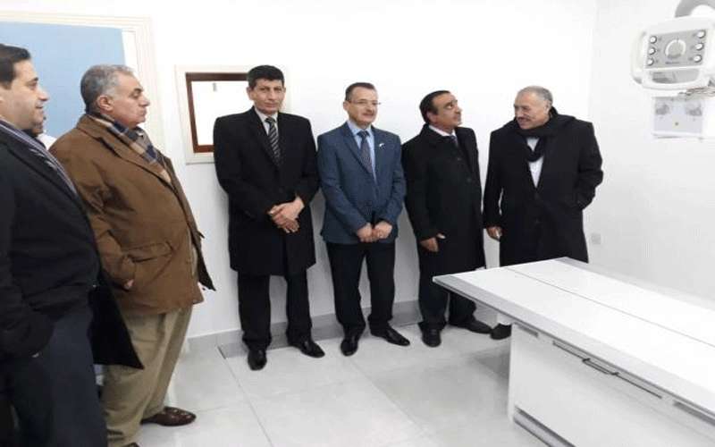وزير الصحة يفتتح قسم أشعة في