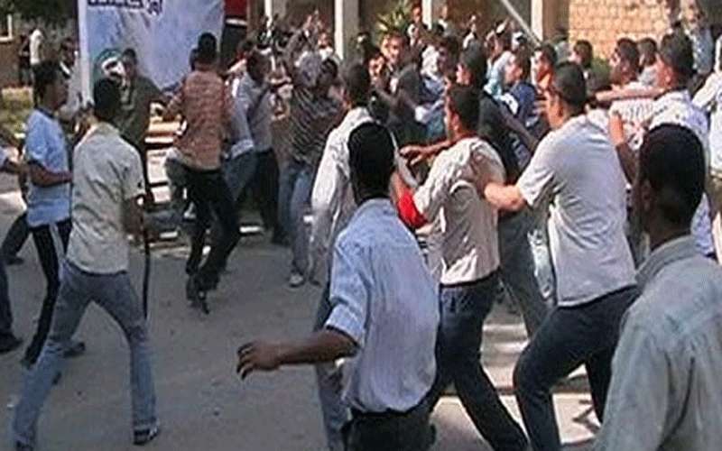 التحقيق باستخدام مسيل الدموع لفض مشاجرة