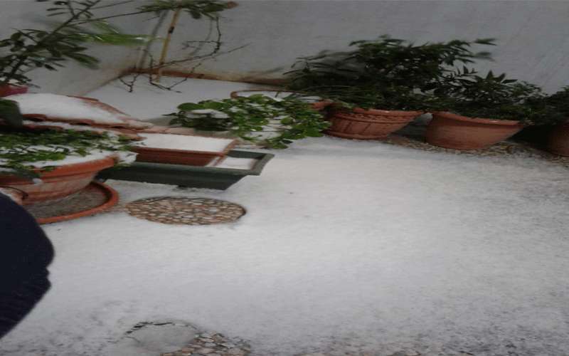 تساقط الثلوج في جنوب وشرق العاصمة