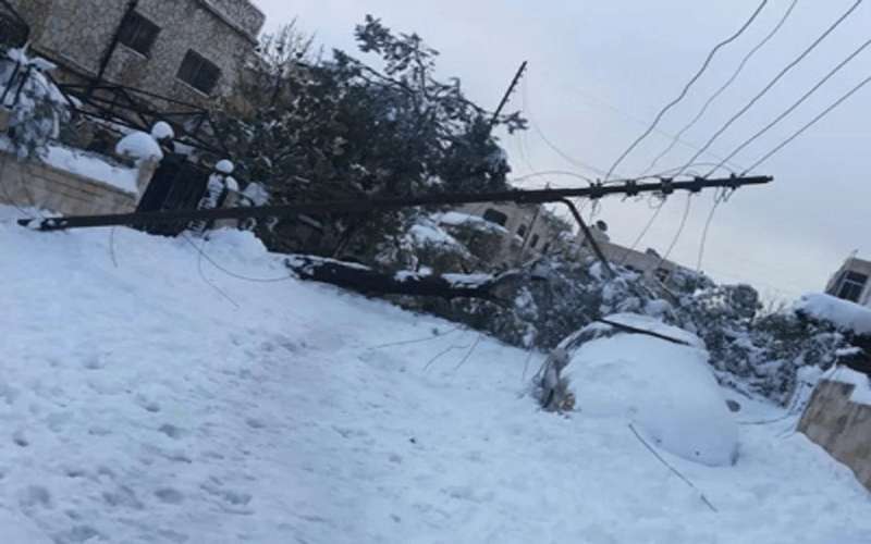 انقطاع التيار الكهربائي في المفرق بسبب