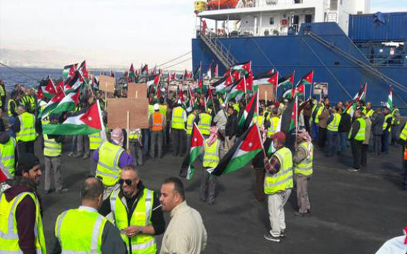 موانئ العقبة ترفض أي اجراء عمالي