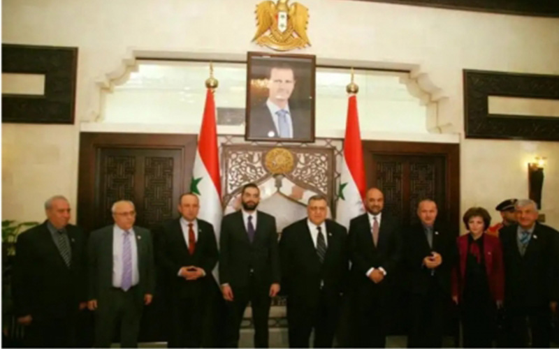 رئيس مجلس الشعب السوري يعد بحل
