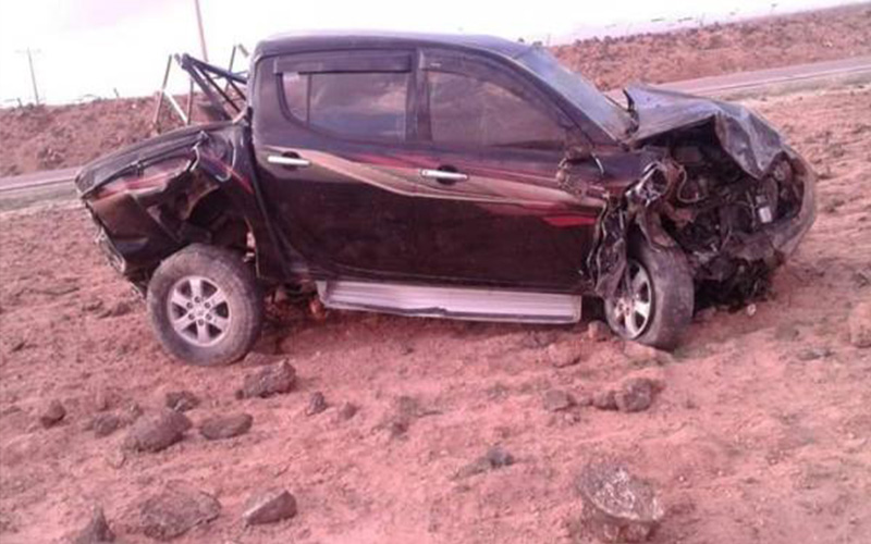 وفاة بتدهور مركبة في البادية الشمالية