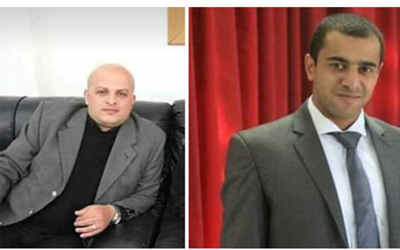 صور واسماء شهيدي الواجب في حادثة