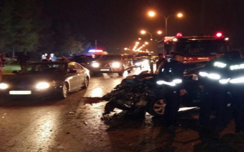 وفاة شخص اثر حادث تصادم على