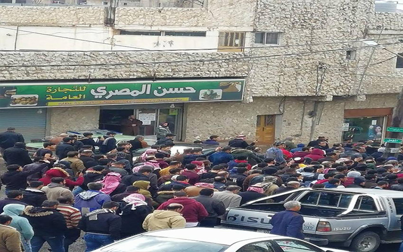 عنجرة تشيع جثمان الشاب الزغول