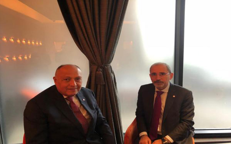 الصفدي يلتقي نظيره المصري