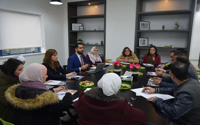 الاجتماع التعريفي الاول لمجلس حاضنة أعمال