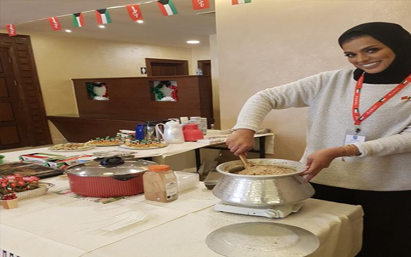 الطلبة الكويتيون بجامعة عمان الاهلية يحتفلون