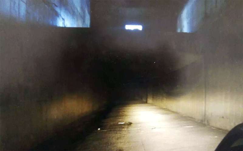 الأمانة تنفي إغلاق العبارة بالمنخفض