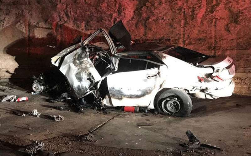 10 اصابات بحادثين منفصلين