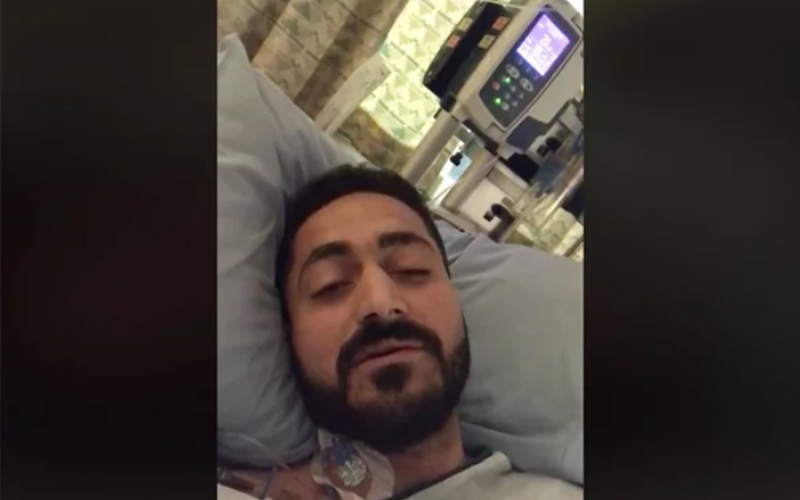 المصاب الأردني وسیم الساطي بحادث نیوزیلندا