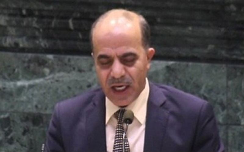 النائب الشياب ينتقد الحكومة في جلسة