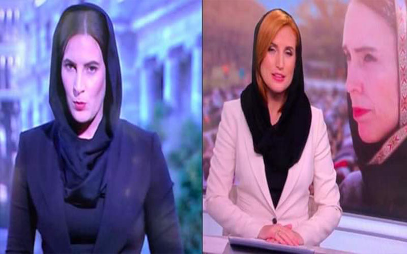 مذيعات نيوزيلندا يتحجبن تعاطفا مع المسلمين