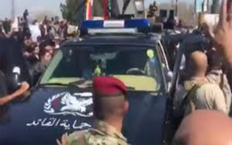الرئيس العراقي ينجو من اعتداء محتجين