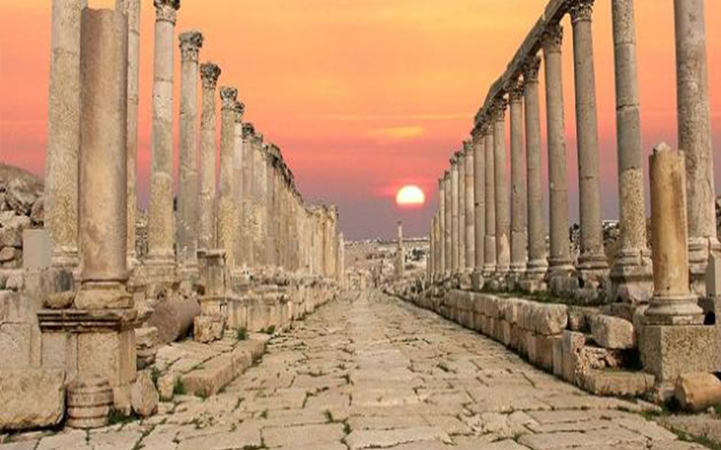 ارتفاع الأفواج السياحية لمدينة جرش بنسبة