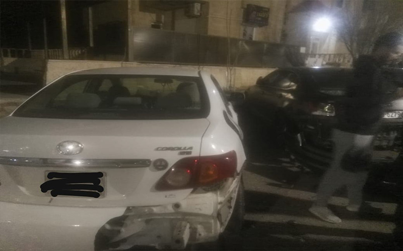 بالصور .. حادث اصطدام بين سبع