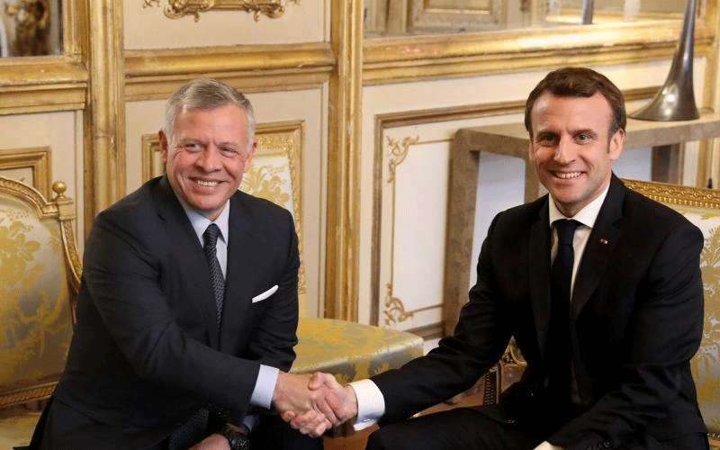 جلالة الملك و الرئيس الفرنسي ماكرون
