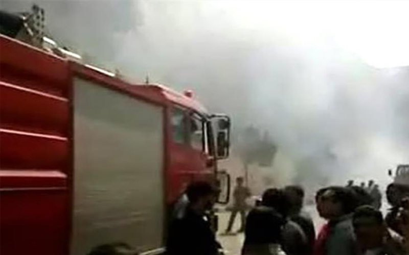 اخماد حريق شقة سكنية في العقبة