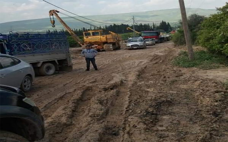 إغلاق طريق في الأغوار الشمالية احتجاجا