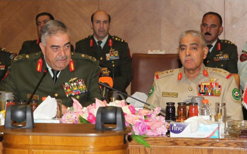 فريحات يستقبل رئيس هيئة الأركان البحريني
