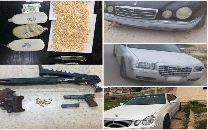 القبض على 7 اشخاص بحوزتهم مواد