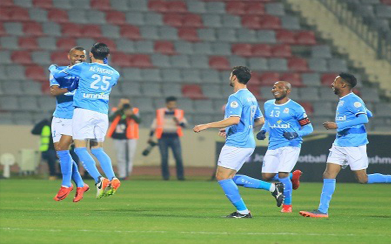 الفيصلي يفوز على شباب الاردن برباعية