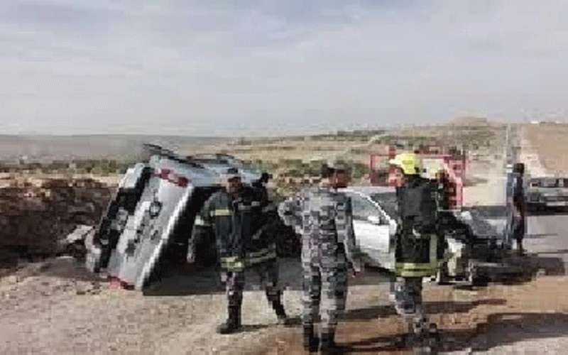 معان.. إصابة 4 أفراد من مرتبات