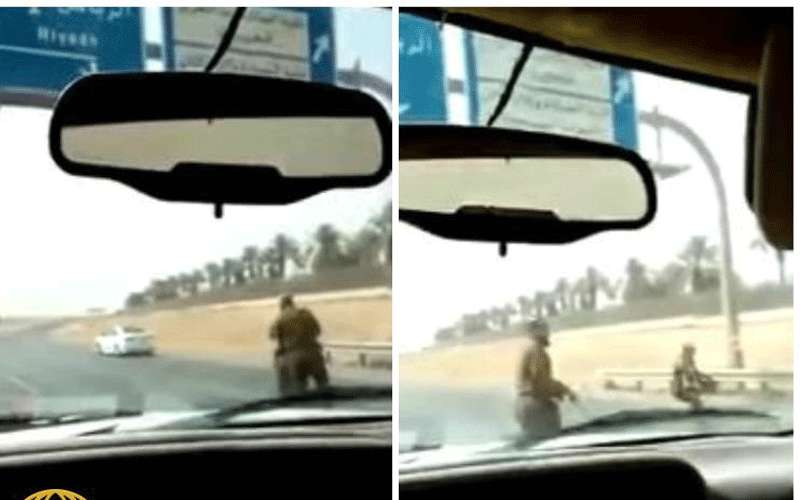 إصابة مطلوب بعيار ناري دهس رجلي