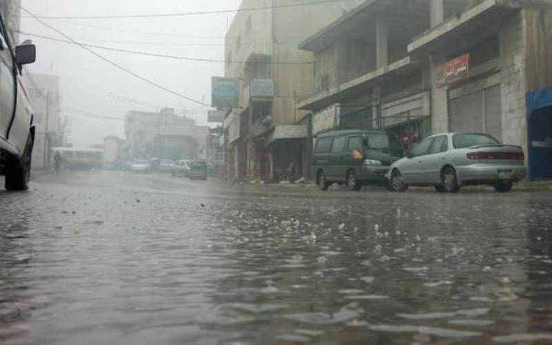 الكورة تسجل هطولات مطرية غير مسبوقة