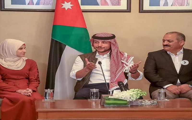 ولي العهد يحاور رياديين في إربد