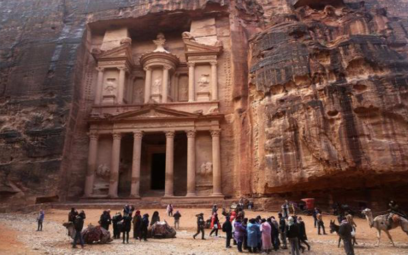 البترا تسجل أعلى عدد زيارات في