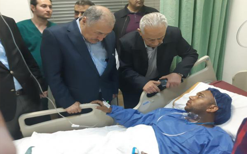 الملك يوجه رئيس الديوان بمتابعة أحوال