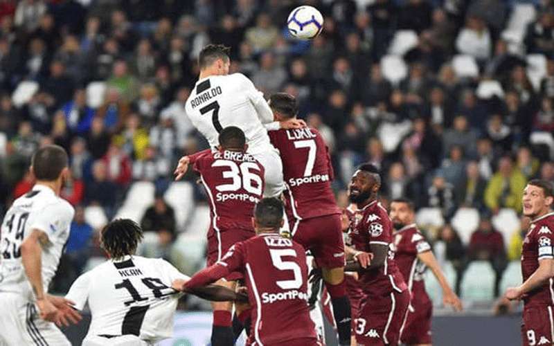 رقم مذهل لرأس رونالدو