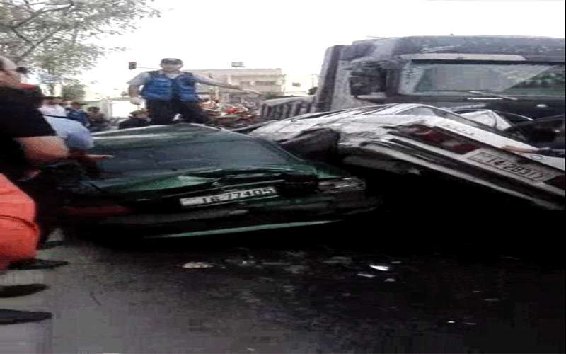 بالفيديو.. حادث سير مروع في اربد
