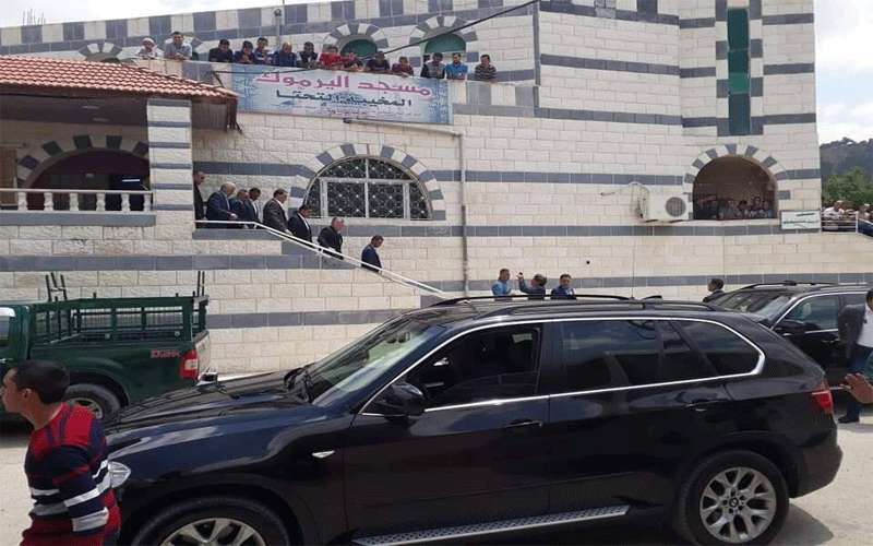 الملك يزور بلدة المخيبة التحتا بلواء