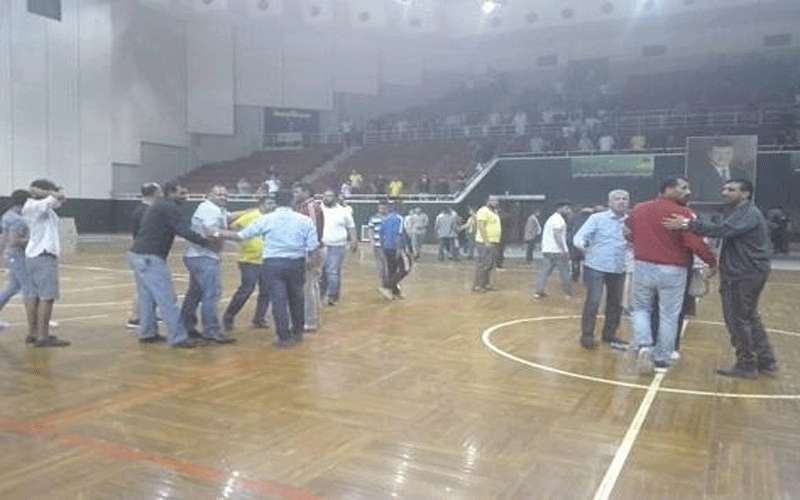 شغب في نهائي كرة اليد