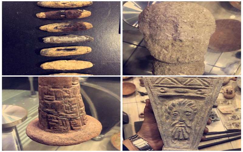 القبض على شخص بحوزته مجموعة من