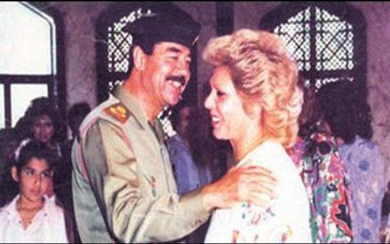 زوجة صدام حسين بخير