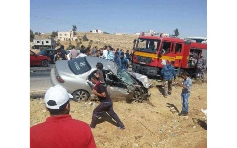 5 إصابات بحادث تدهور بالزرقاء