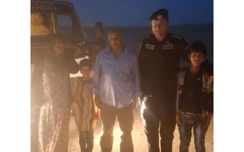 الأمن يعثر على عائلة ضلت طريقها