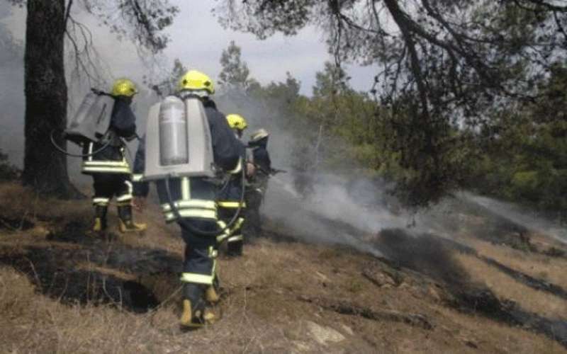 إخماد حريق بـ 50 دونم اعشاب