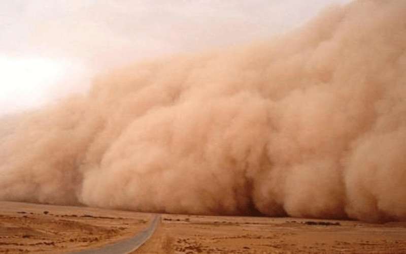 غبار في مناطق البادية